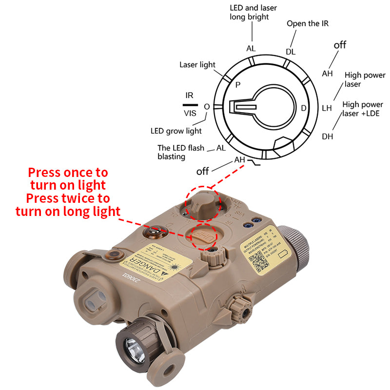 LA-5C/PEQ UHP(IR LASER VERSION)