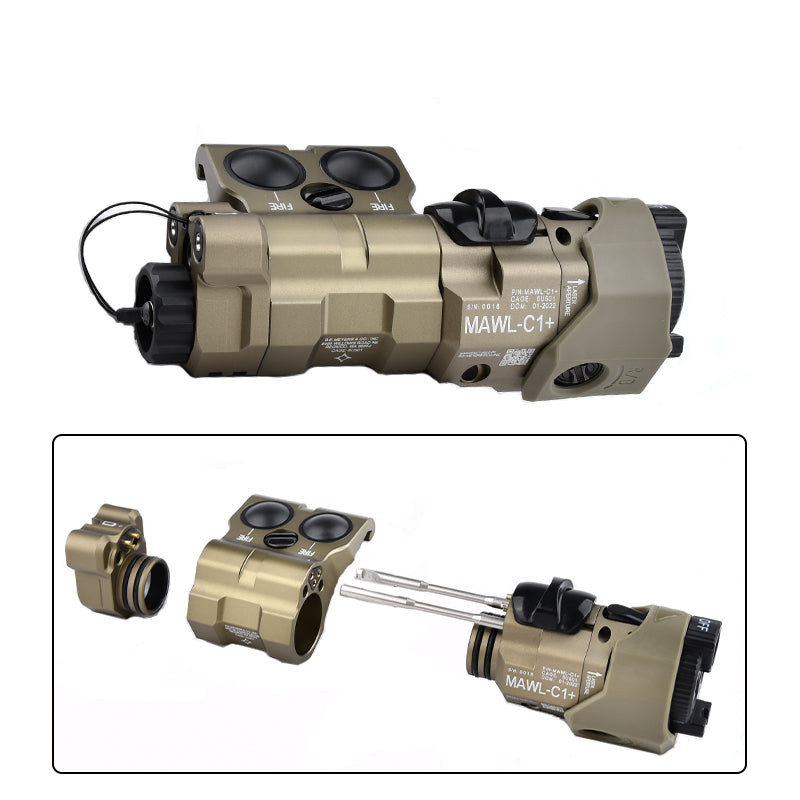 All-Metal MAWL-C1+(MODULAR ADVANCED WEAPON LASER - C1+)