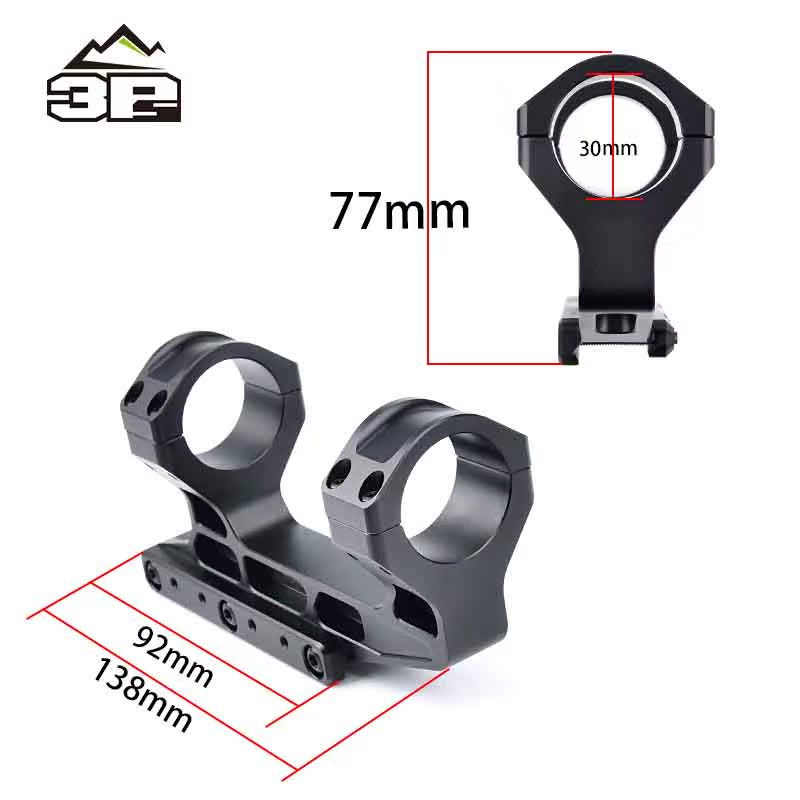 FAST LPVO Scope Mount Offset Optic Base T1&T2