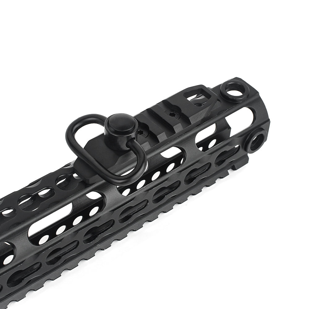 3-Slot M-lok and Keymod Aluminum Rail With QD Sling
