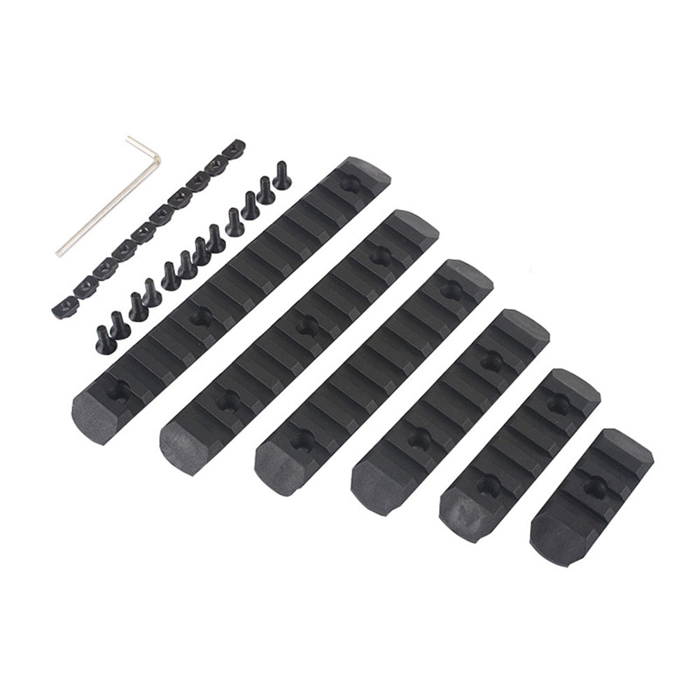 KeyMod&M-LOK Polymer Rail Set (6 pcs)