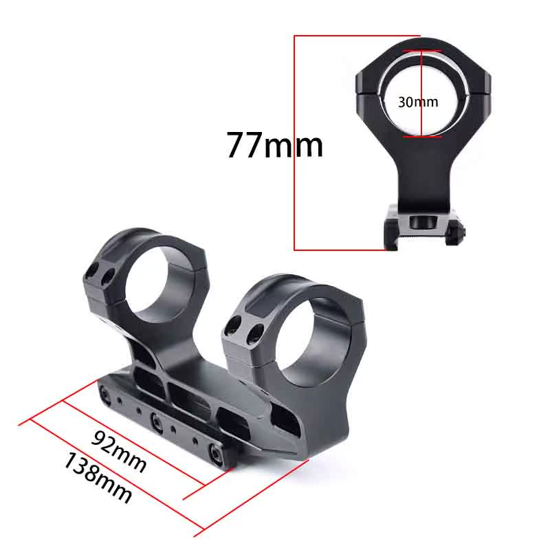 FAST LPVO Scope Mount Offset Optic Base T1&T2