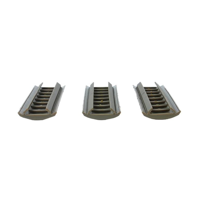6.25" Black Checkered Rail Cover