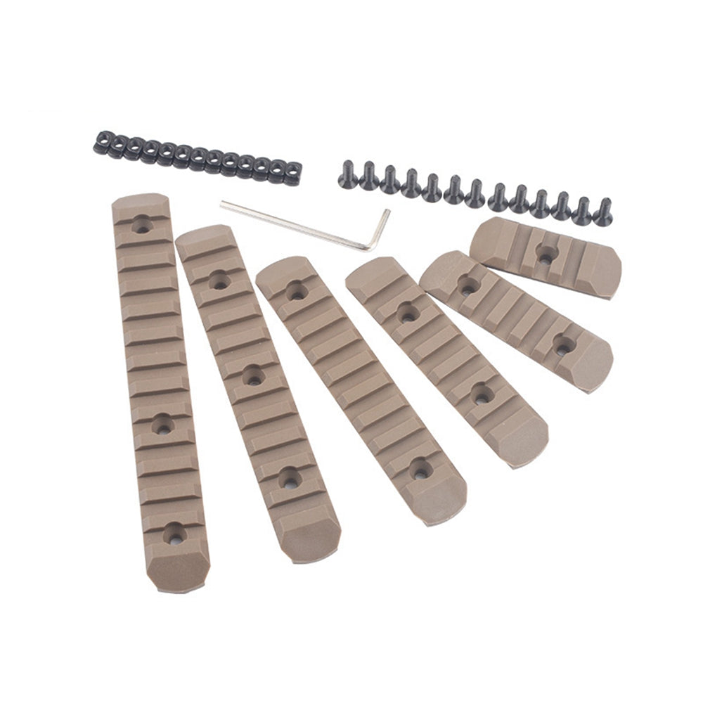 KeyMod&M-LOK Polymer Rail Set (6 pcs)